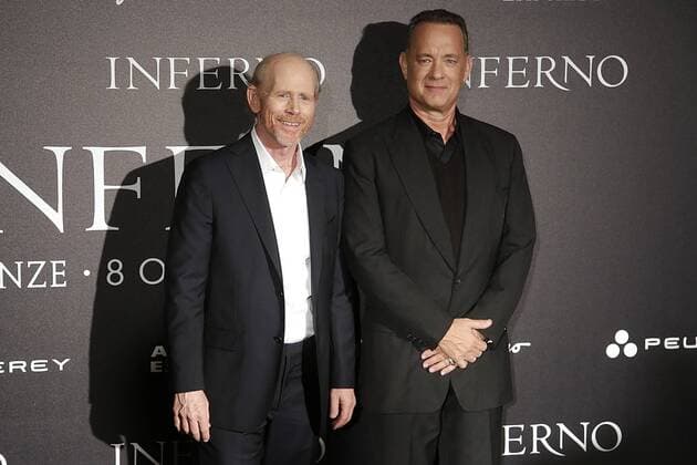 Ron Howard and Tom Hanks - Florence 8th October 2016. Inferno World Premiere. SamanthaxZucchi