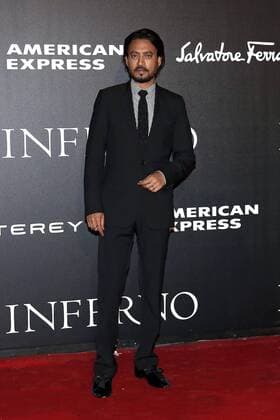 Irrfan Khan - Florence 8th October 2016. Inferno World Premiere. SamanthaxZucchi