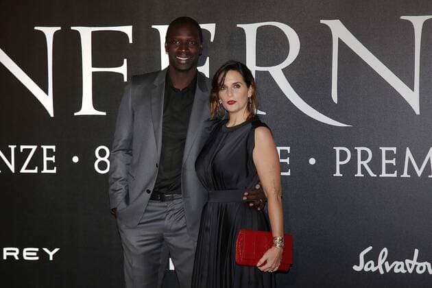 Omari Sy and his wife Helene - Florence 8th October 2016. Inferno World Premiere. SamanthaxZucchi