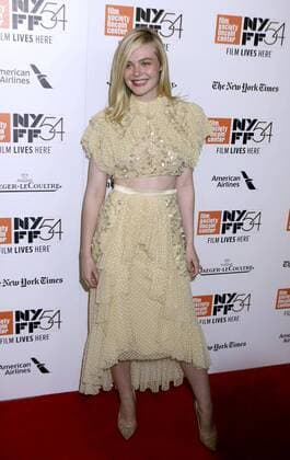 October 8, 2016 - New York, New York, U.S. - Actress ELLE FANNING attends the New York premiere of 20th Century Women held during the 54th Annual New York Film Festival at Alice Tully Hall at Lincoln Center. New York U.S. - ZUMAk03_