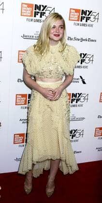 October 8, 2016 - New York, New York, U.S. - Actress ELLE FANNING attends the New York premiere of 20th Century Women held during the 54th Annual New York Film Festival at Alice Tully Hall at Lincoln Center. New York U.S. - ZUMAk03_