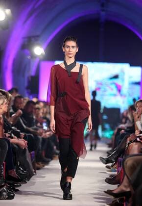 PXL_BIPA Fashion.hr, Ana Maria Ricov show 08.10.2016., Zagreb, Croatia - BIPA Fashion.hr at the tunnel Gric, Ana Maria Ricov show.  PetarxGlebov PIXSELL