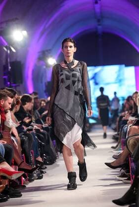 PXL_BIPA Fashion.hr, Ana Maria Ricov show 08.10.2016., Zagreb, Croatia - BIPA Fashion.hr at the tunnel Gric, Ana Maria Ricov show.  PetarxGlebov PIXSELL