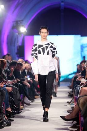 PXL_BIPA Fashion.hr, Ana Maria Ricov show 08.10.2016., Zagreb, Croatia - BIPA Fashion.hr at the tunnel Gric, Ana Maria Ricov show.  PetarxGlebov PIXSELL