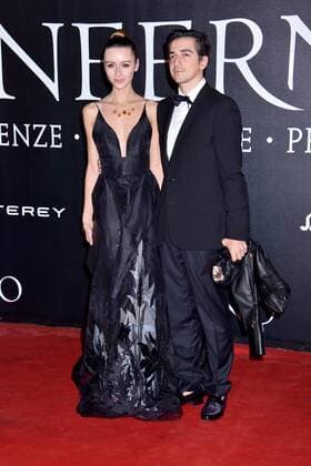 Inferno Filmpremiere in Florenz Rome Photocall Inferno . Pictured: Natalia Osmanova, Murad OMANN  Copyright: xPoolxRoma2x