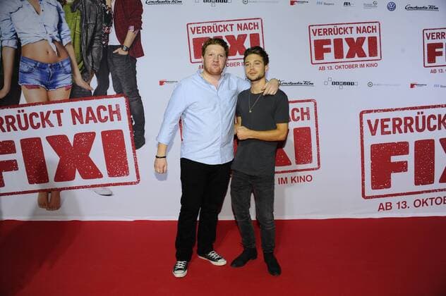 Roland Schreglmann und Jascha Rust Premiere Verrückt nach Fixi Mathäser Filmpalast Film, Fernsehen München 09. Oktober 2016