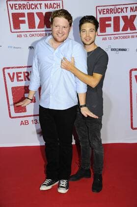 Roland Schreglmann und Jascha Rust Premiere Verrückt nach Fixi Mathäser Filmpalast Film, Fernsehen München 09. Oktober 2016