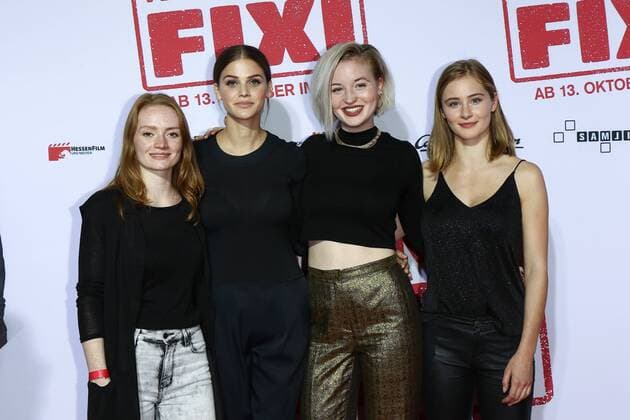 Janina Stopper, Lisa Tomaschewsky, Sarah Mahita, Helena Siegmund-Schultze, Filmpremiere Verrueckt nach Fixi im Mathaeser Filmpalast in Muenchen am 09.10.2016