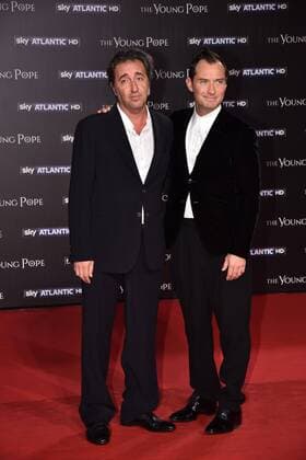 Premiere der TV-Serie The Young Pope in Rom - Rome, The Space Cinema Moderno - Preview of the Film The Young Pope, In the picture: Paolo Sorrentino Jude Law  Copyright: xVincenzoxLandix