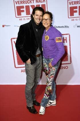 Tobias Guttenberg und Doreen Dietel bei der Premiere des Kinofilms Verrückt nach Fixi im Mathäser Filmpalast. München, 09.10.2016 Foto:xP.xSchönbergerx xFuturexImage