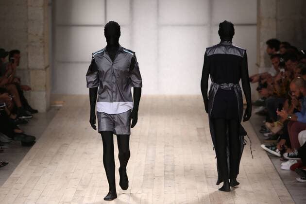 October 9, 2016 - Lisbon, Portugal - A model presents a creation from the Portuguese fashion designer Ricardo Andrez Spring Summer 2017 collection during the Lisbon Fashion Week on October 9, 2016 in Lisbon, Portugal. Lisbon Portugal  - ZUMAn230