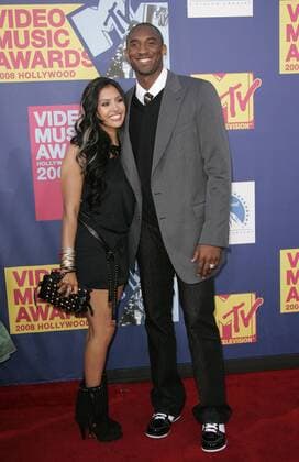 Sep 07, 2008 - Hollywood, California, USA - NBA star KOBE BRYANT and wife VANESSA at the MTV Video Music Awards held at Paramount Studios, Hollywood - ZUMAo05_