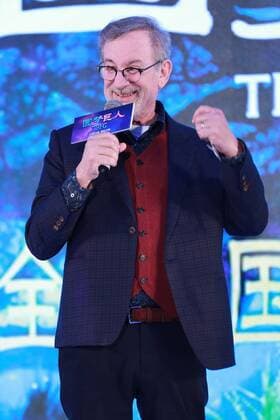 BEIJING, CHINA - OCTOBER 10: American director Steven Allan Spielberg attends premiere of his own film Big Friendly Giant on October 10, 2016 in Beijing, China.  CFP493630440
