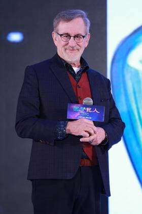 BEIJING, CHINA - OCTOBER 10: American director Steven Allan Spielberg attends premiere of his own film Big Friendly Giant on October 10, 2016 in Beijing, China.  CFP493630445
