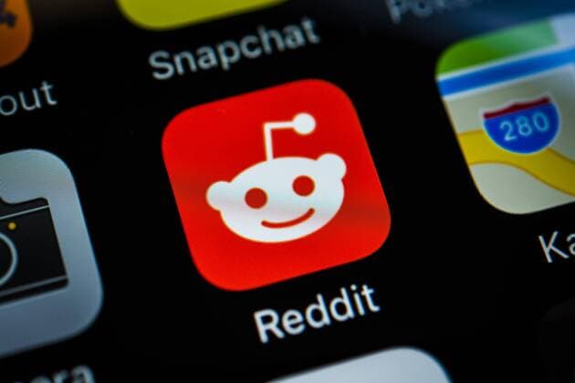 App-Icons auf Smartphone-Display App-Icons, Anzeige auf einem Bildschirm vom Handy, Reddit, Solziales Netzwerk, iOS, Makroaufnahme, Detail, formatfüllend Copyright: imageBROKER/ValentinxWolf iblvfw04410157.jpg