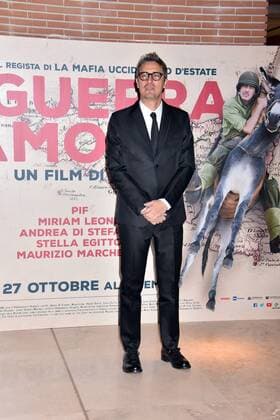 In Guerra per Amore Filmpremiere in Rom Rome, Red Carpet In Guerra per Amore. Pictured: Pif  Copyright: xCamillaxMorandix xIPAx