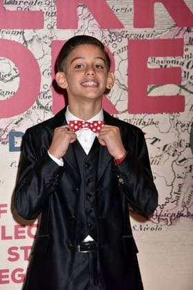 In Guerra per Amore Filmpremiere in Rom Rome, Red Carpet In Guerra per Amore. Pictured: Samuel Secret  Copyright: xCamillaxMorandix xIPAx