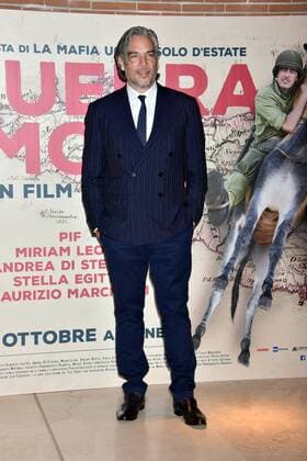 In Guerra per Amore Filmpremiere in Rom Rome, Red Carpet In Guerra per Amore. Pictured: Andrea Di Stefano  Copyright: xCamillaxMorandix xIPAx