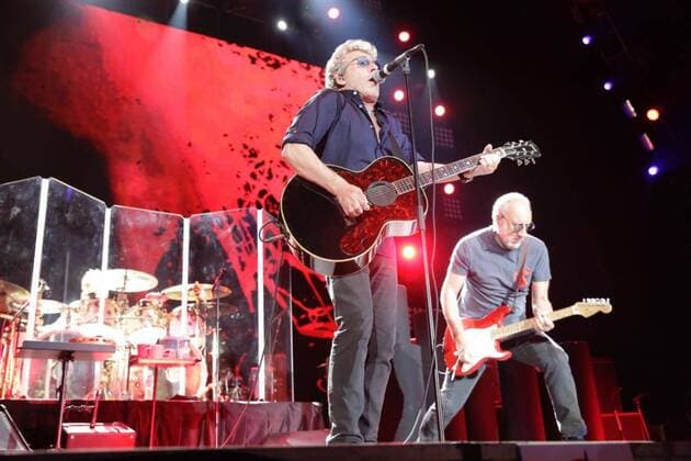 The Who Konzert in Mexiko-Stadt October 12, 2016 - Mexico - EUM20161012ESP10.JPG.CIUDAD DE MEXICO.- Music Musica-The Who.- La banda britanica The Who, durante su concierto la noche de este miercoles 12 de octubre de 2016 en el Palacio de los Deportes de la Ciudad de Mexico.  - ZUMAu78_