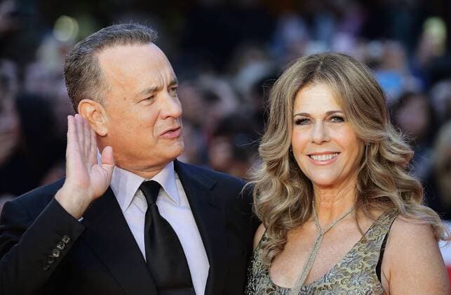 Bilder des Tages Filmfest in Rom - roter Teppich für den Preis für das Lebenswerk October 13, 2016 - Rome, Italy - American actor TOM HANKS and his wife on the red carpet at Rome Film Festival 2016 at Audiutorium in Rome. Rome Italy - ZUMAi15_