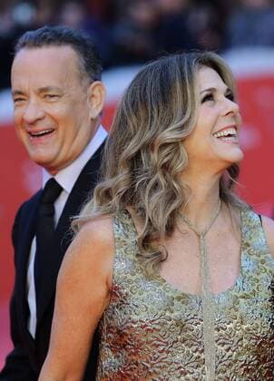 Bilder des Tages Filmfest in Rom - roter Teppich für den Preis für das Lebenswerk October 13, 2016 - Rome, Italy - American actor TOM HANKS and his wife on the red carpet at Rome Film Festival 2016 at Audiutorium in Rome. Rome Italy - ZUMAi15_