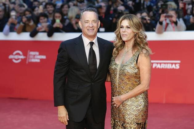 Tom Hanks con la moglie Rita Wilson Tom Hanks with his wife Rita Wilson Roma 13-10-2016. Festa del Cinema di Roma XI edizione Rome 13th October 2016. Rome Film Fest XI edition. Foto Samantha Zucchi Insidefoto SamanthaxZucchi