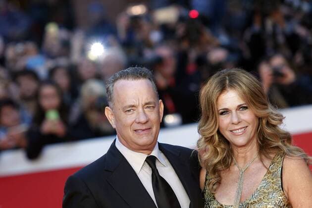Filmfest in Rom - Tom Hanks auf dem roten Teppich Tom Hanks con la moglie Rita Wilson Tom Hanks with his wife Rita Wilson Roma 13-10-2016. Festa del Cinema di Roma XI edizione Rome 13th October 2016. Rome Film Fest XI edition. Foto Samantha Zucchi Insidefoto SamanthaxZucchi