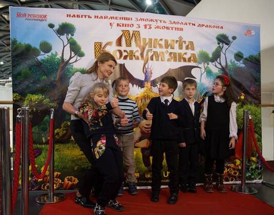 Maryna Poroschenko bei der Premiere eines Kinderfilms in Kiew Maryna Poroshenko Participates In Opening Of Mykyta Kozhemiaka Animation Film Prepremiere In Kyiv  Copyright: MarkivxMykhailo 478158