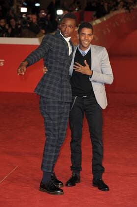 Roma Cinema Fest 2016. Festival Internazionale del Film di Roma. Red carpet film Moonlight and opening ceremony Pictured : Ashton Sanders, Jharrel Jerome  Copyright: xAlbertoxTerenghix xIPAx