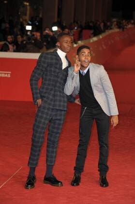 Roma Cinema Fest 2016. Festival Internazionale del Film di Roma. Red carpet film Moonlight and opening ceremony Pictured : Ashton Sanders, Jharrel Jerome  Copyright: xAlbertoxTerenghix xIPAx