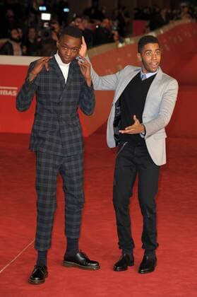 Roma Cinema Fest 2016. Festival Internazionale del Film di Roma. Red carpet film Moonlight and opening ceremony Pictured : Ashton Sanders, Jharrel Jerome  Copyright: xAlbertoxTerenghix xIPAx