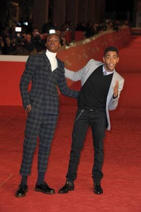 Roma Cinema Fest 2016. Festival Internazionale del Film di Roma. Red carpet film Moonlight and opening ceremony Pictured : Ashton Sanders, Jharrel Jerome  Copyright: xAlbertoxTerenghix xIPAx