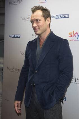 London, UK. 13 October 2016. Actor Jude Law at the UK premiere of the Sky Original Production The Young Pope. The 10-part series, created by Academy Award-winning director Paolo Sorrentino will be broadcast exclusively on Sky Atlantic from 27th October. Jude Law, The Young Pope, London, UK 