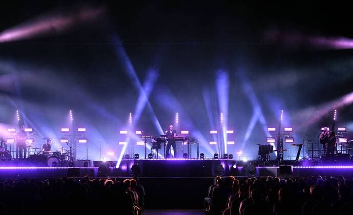 SCHILLER LIVE 2016. Keyboarder Christopher von Deylen ( Schiller ) während eines Konzertes im Rahmen seiner SCHILLER LIVE 2016 - Tour am 13.10.2016 vor 3.500 Fans in der Arena Leipzig.