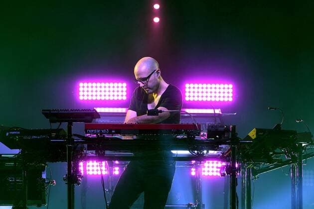 SCHILLER LIVE 2016. Keyboarder Christopher von Deylen ( Schiller ) während eines Konzertes im Rahmen seiner SCHILLER LIVE 2016 - Tour am 13.10.2016 vor 3.500 Fans in der Arena Leipzig.