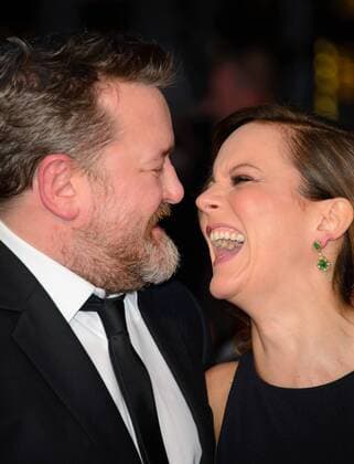. 14 10 2016. London, Odeon, Leicester Square, United Kingdom. Guy Garvey and Rachael Stirling arrive at Their Finest Film Premiere.  xChrisxJosephx xi-Imagesx IIM-13601-0033