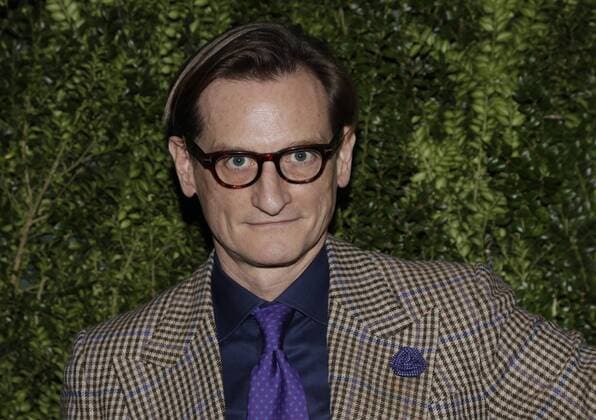 Hamish Bowles arrives at the Franca: Chaos And Creation New York Screening at Metrograph on October 13, 2016 in New York City.  NYP20161013163 JOHNxANGELILLO