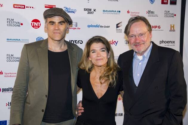 von links: Sebastian BLOMBERG, Schauspieler, Anke ENGELKE, Schauspielerin, Michael WITTENBORN, Schauspieler, Premiere Wellness fuer Paare am 13. Oktober 2016 im Cinenova-Kino in Koeln.