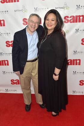 Nicholas Brooks und Sibyl Santiagobei der Premiere des Kinofilms Sam im Laemlee s Royal Theater. Los Angeles, 13.10.2016 Foto:xD.xStarbuckx xFuturexImage