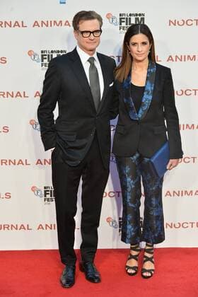 October 14, 2016 - London, London, UK - COLIN FIRTH and LIVIA FIRTH attend the Nocturnal Animals film premiere of as part of the London Film Festival. London, UK. London UK  - ZUMAl94_