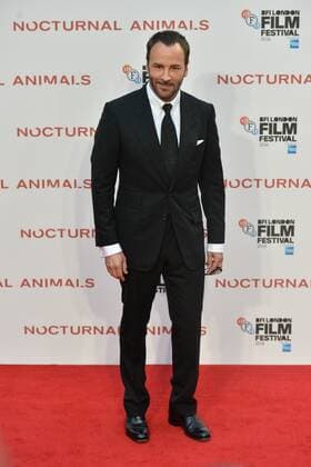 October 14, 2016 - London, London, UK - TOM FORD attends the Nocturnal Animals film premiere of as part of the London Film Festival. London, UK. London United Kingdom  - ZUMAl94_