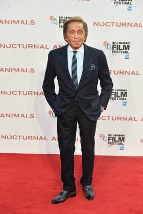 October 14, 2016 - London, London, UK - VALENTINO attends the Nocturnal Animals film premiere of as part of the London Film Festival. London, UK. London United Kingdom  - ZUMAl94_