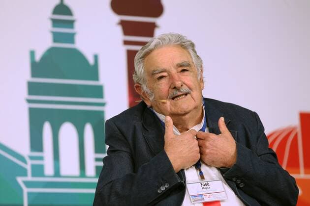 IAPA Konferenz in Mexiko-Stadt Uruguay s former President Jose Mujica takes part at a conference during the 72nd General Assembly of the Inter American Press Association in Mexico City, Mexico, 14 October 2016. Donald Trump s attacks to the press have been the main topic of the conference today. EFE Jorge Nunez GENERAL ASSEMBLY OF THE INTER AMERICAN PRESS ASSOCIATION !ACHTUNG: NUR REDAKTIONELLE NUTZUNG!  MEX001 20161015-636120968109578654