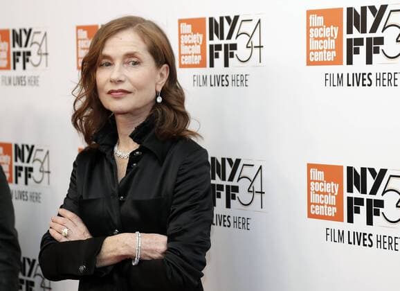 New York Filmfestival: Things To Come Premiere Isabelle Huppert arrives on the red carpet at the 54th New York Film Festival -Things to Come Elle at Alice Tully Hall, Lincoln Center on October 14, 2016 in New York City.  NYP20161014137 JOHNxANGELILLO