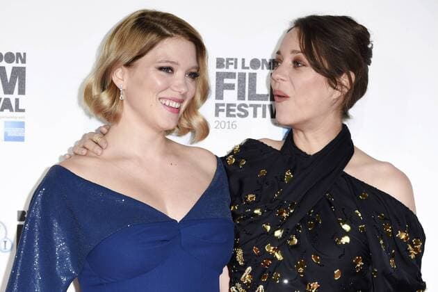 Lea Seydoux und Marion Cotillard bei der Premiere von It s Only the End of the World Einfach das Ende der Welt Juste la fin du monde auf dem 60. BFI London Film Festival im Odeon Leicester Square. London, 14.10.2016 Lea Seydoux, Marion Cotillard  Foto:xS.xVasx xFuturexImage