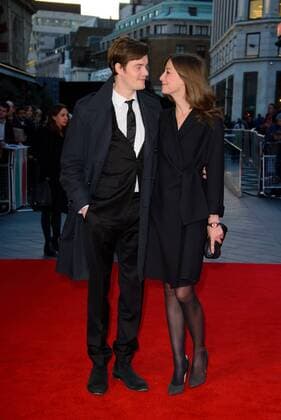. 16 10 2016. London, United Kingdom. Sam Riley and Alexandra Maria Lara attend the Free Fire - Closing Night Gala - 60th BFI London Film Festival.  xChrisxJosephx xi-Imagesx IIM-13615-0007