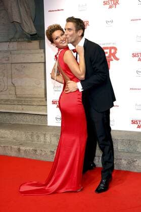 Janni Hönscheid mit Freund Peer Kusmagk bei der Galapremiere des Musicals Sister Act im Stage Theater des Westens. Berlin, 16.10.2016 Foto:xA.xBuggex xFuturexImage