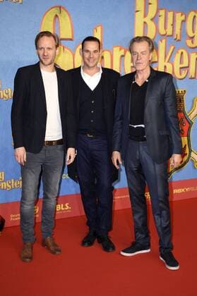 Matthias Lier, Alexander Beyer und Ralf Huettner bei der Premiere des Kinofilms Burg Schreckenstein im Mathäser Filmpalast. München, 16.10.2016 Foto:xP.xSchönbergerx xFuturexImage