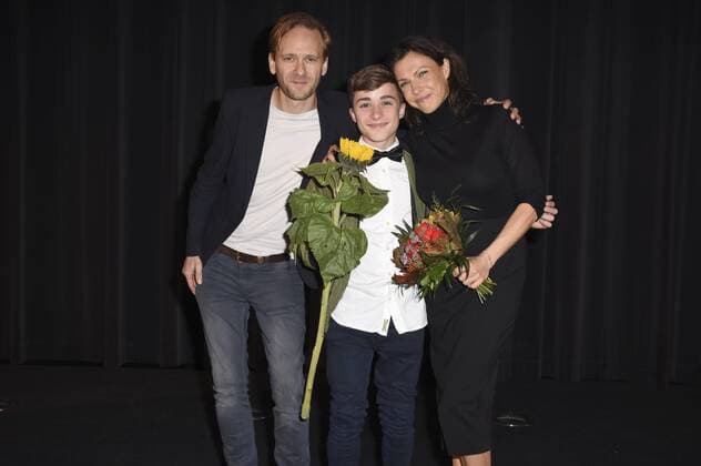 Matthias Lier, Maurizio Magno und Jana Pallaske bei der Premiere des Kinofilms Burg Schreckenstein im Mathäser Filmpalast. München, 16.10.2016 Foto:xP.xSchönbergerx xFuturexImage
