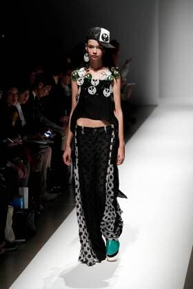 Hongkong Fashion Week A model wearing Hong Kong fashion designs walks down the runway during a special Fashion Hong Kong 2017 Spring Summer Collection show as part of Amazon Fashion Week Tokyo on October 17, 2016, Tokyo, Japan. The Hong Kong Trade Development Council organised the show to introduce the work of three fashion designers (Chailie Ho, Vickie Au and Polly Ho) and promote Hong Kong fashion in Tokyo. Amazon Fashion Week Tokyo runs until October 23.  (gxta_amazonfashionhongkong46)